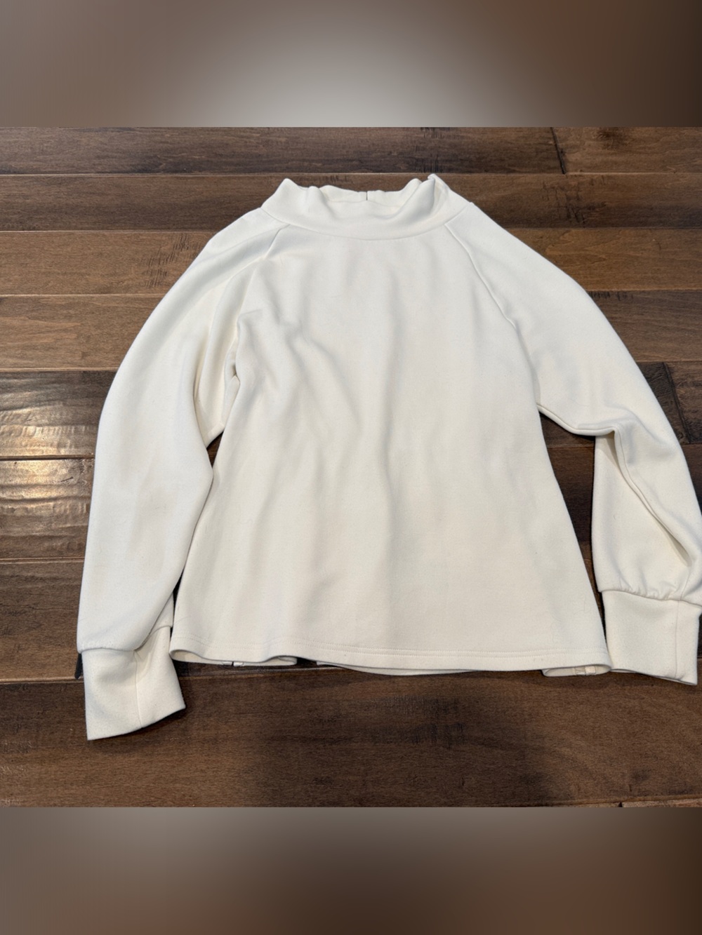 Varley Cream Cowl Neck Sweatshirt